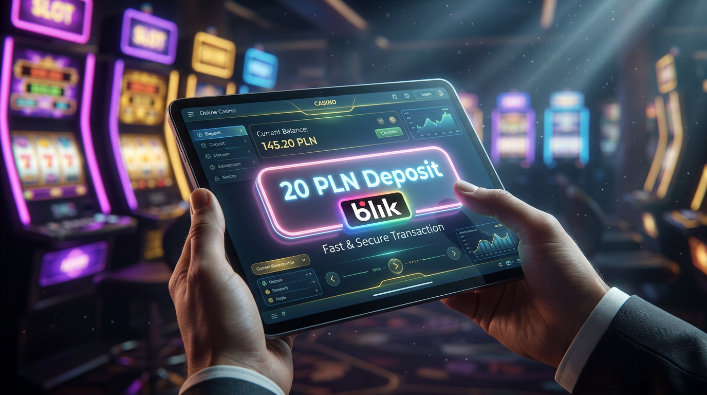 Nowoczesne kasyno internetowe z opcją depozytu 20 PLN przez BLIK
