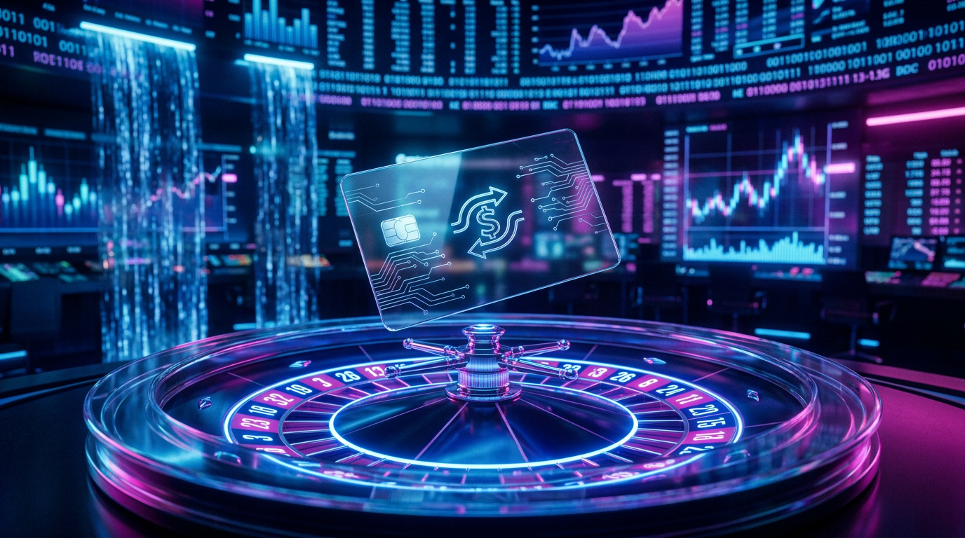 Futurystyczna koncepcja płatności Revolut w kasynie online 2026