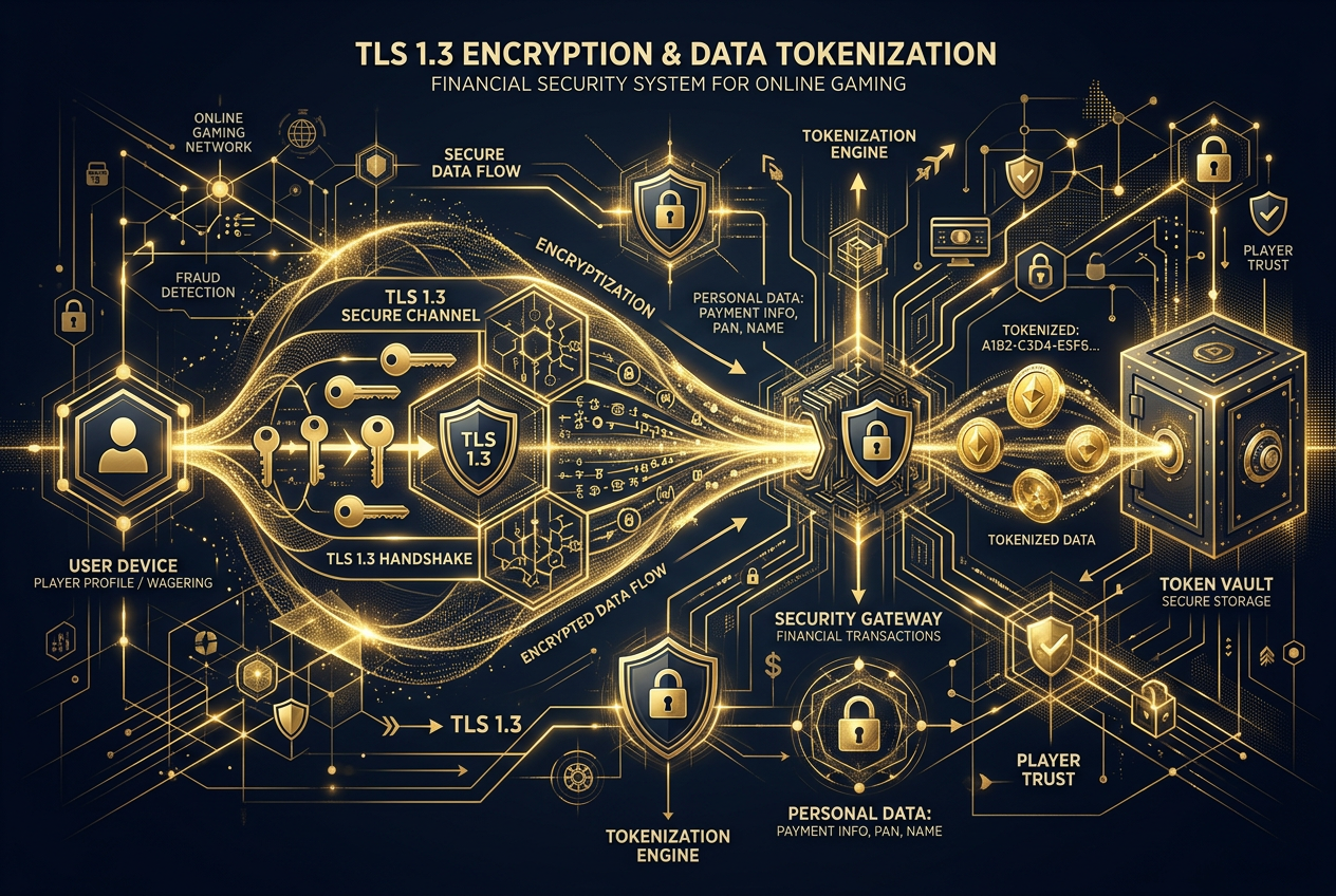Bezpieczna technologia płatności PayPal w kasynie online, wizualizacja kryptograficzna